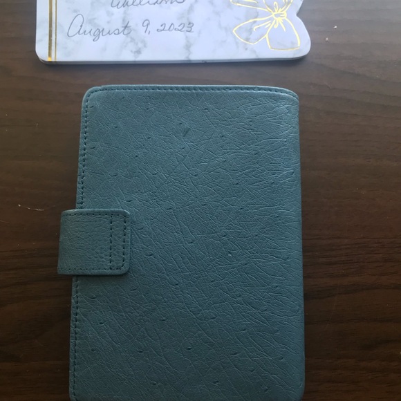 Van Der Spek A6 Nodex in French Denim Blue Ostrich - Picture 8 of 8